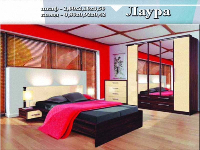 спальный гарнитур «лаура» в Саранске
