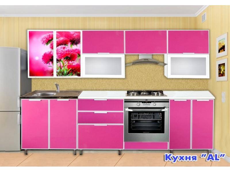 розовый кухонный гарнитур в Саранске