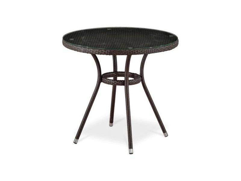 стол из ротанга t283ant-w51-d80 brown в Саранске