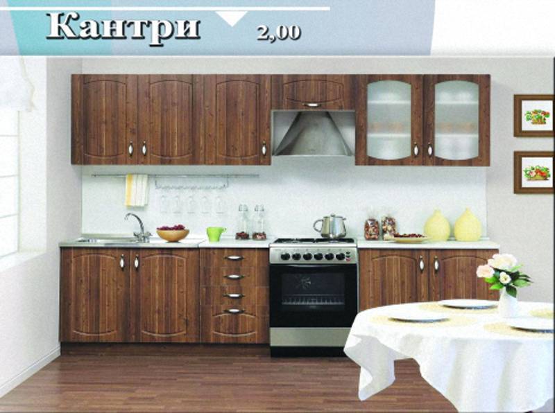 кухня прямая «кантри» в Саранске