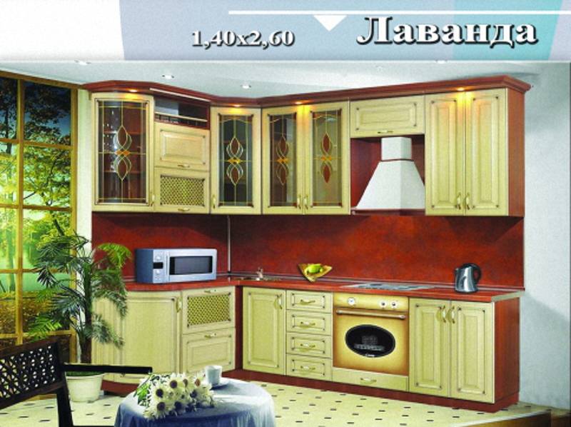 кухня угловая «лаванда» в Саранске