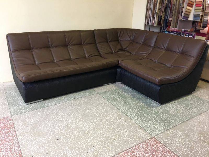модульный угловой кожаный диван ланкастер в Саранске