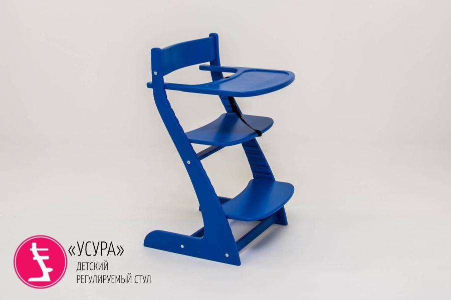 детский растущий регулируемый стул усура синий в Саранске
