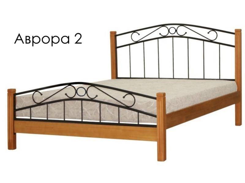 кровать аврора 2 с элементами ковки в Саранске