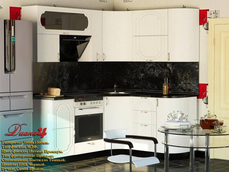 угловая кухня диана 4 в Саранске