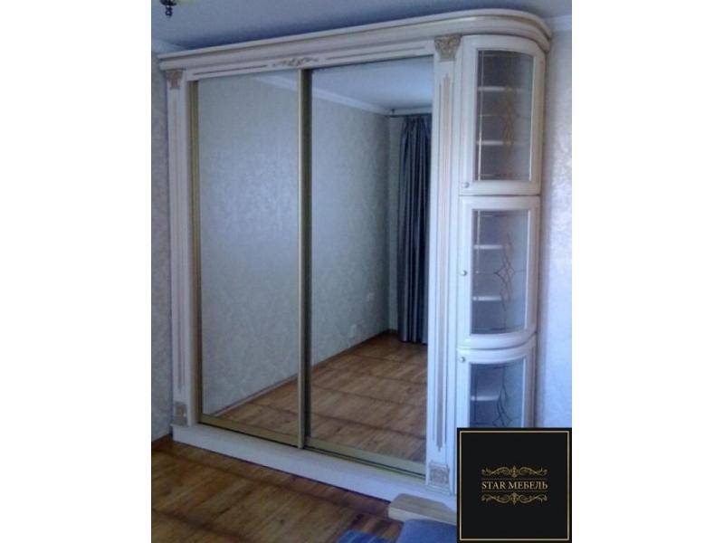 зеркальный шкаф-купе в спальню в Саранске