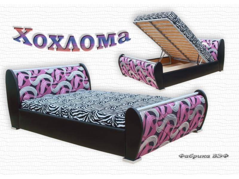 кровать с подъемным механизмом хохлома в Саранске