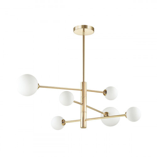 подвесная люстра lumion estelle 4418/6c белая в Саранске