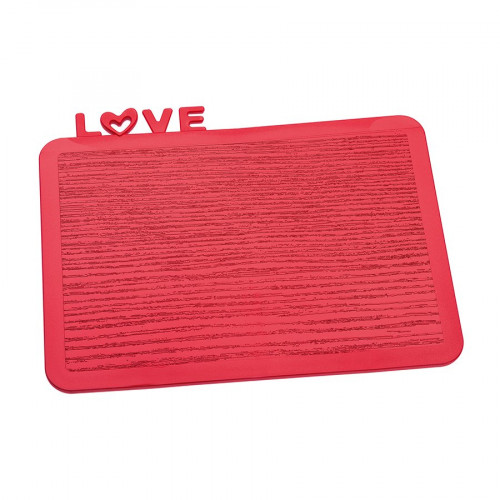 разделочная доска happy board love, красная в Саранске