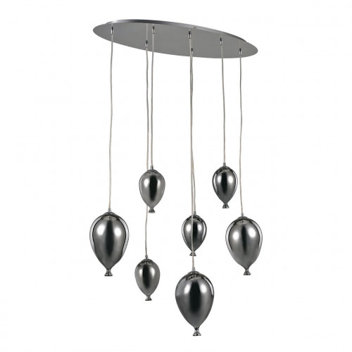 подвесная люстра ideal lux clown sp7 cromo в Саранске