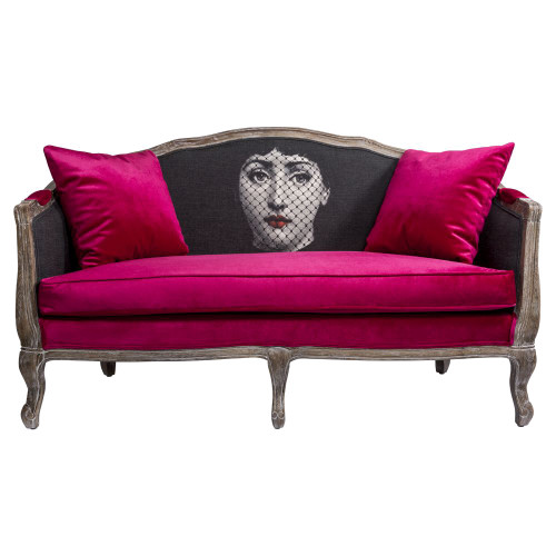 диван «вуаль руж» fornasetti прямой розовый в Саранске