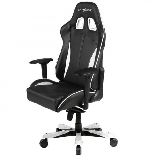 кресло геймерское dxracer king ks57 черно-белое в Саранске