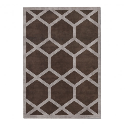 ковер ashton cocoa 240x340 коричневый в Саранске