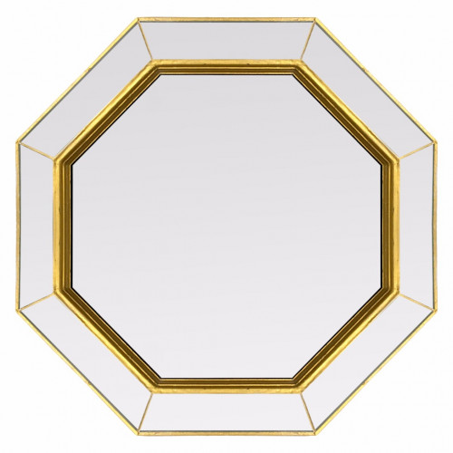 зеркало золотое венецианское восьмиугольное espresso gold в Саранске