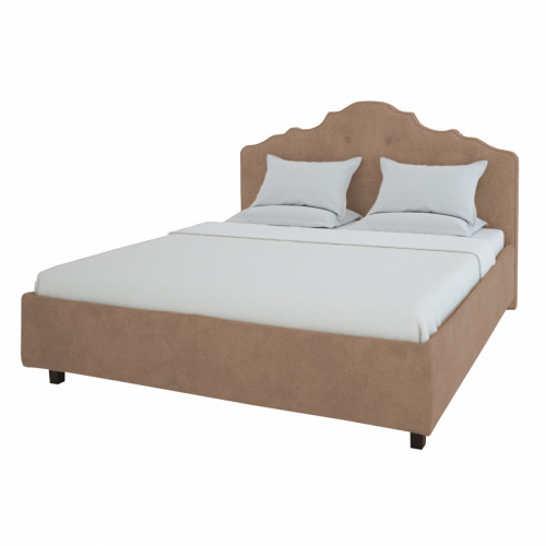 кровать двуспальная 160х200 светло-коричневая palace в Саранске