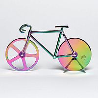 нож для пиццы из нержавеющей стали the fixie, радужный в Саранске