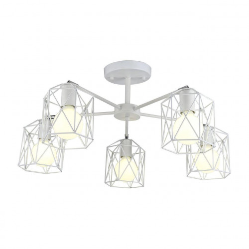 потолочная люстра arte lamp a4284pl-5wh белая в Саранске