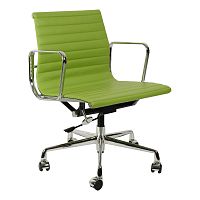 кресло eames style салатовая кожа в Саранске
