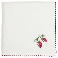 салфетка strawberry red w/embroidery в Саранске