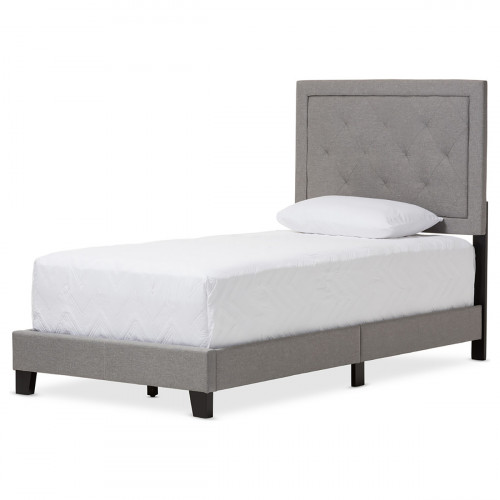 кровать paris linen upholstered gray 140х200 в Саранске