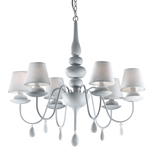 подвесная люстра ideal lux blanche sp6 bianco в Саранске