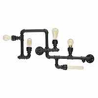 потолочная люстра ideal lux plumber pl5 nero в Саранске