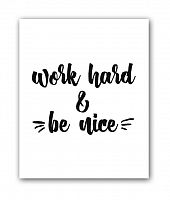постер be nice а4 в Саранске