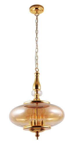 подвесной светильник crystal lux miel sp4 gold в Саранске