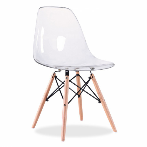 стул деревянный pc-015 прозрачный (eames style) в Саранске