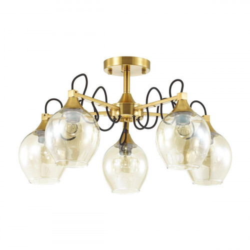 потолочная люстра lumion megan 3777/5c желтая в Саранске