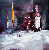 картина маслом вино и свечи в Саранске