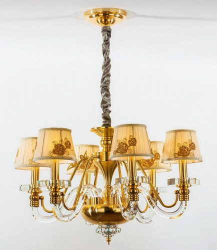подвесная люстра idlamp domenica 402/6-ledoldbronze в Саранске