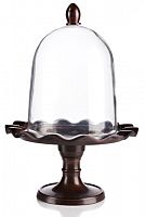 сервировочный поднос с куполом crystal dome dark в Саранске