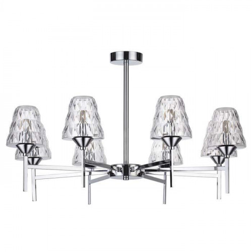 потолочная светодиодная люстра lumion gerana 3598/48cl хром в Саранске