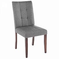 стул деревянный madina dark walnut / fabric grey в Саранске