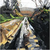 картина маслом горы в Саранске