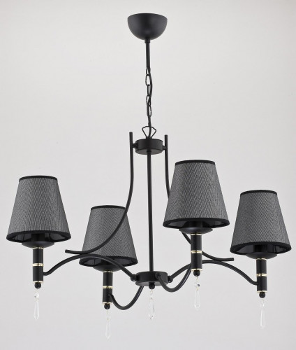 подвесная люстра alfa abil black silver 22964 в Саранске