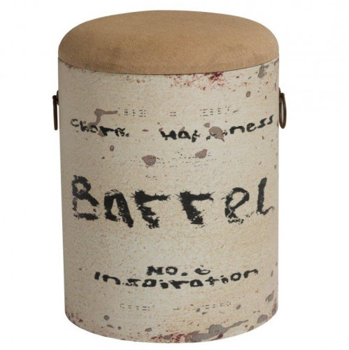 столик-табурет barrel white бежевый в Саранске