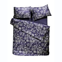 комплект постельного белья decoflux сатин 2 семейный peony indigo в Саранске