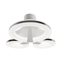 потолочный светодиодный светильник idlamp jenevra 397/3pf-ledwhitechrome в Саранске
