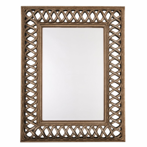 зеркало прямоугольное настенное латунь cross stitch framed в Саранске