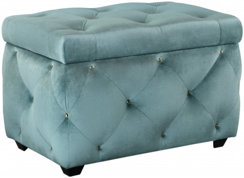 сундук leset classic-е64 велюр yd-25b бирюзовый/ножки пластик в Саранске