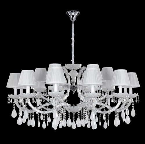 подвесная люстра crystal lux blanca sp18 белая в Саранске