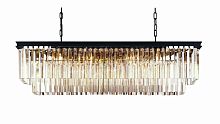 люстра odeon l120 black&glass серая, прозрачная в Саранске
