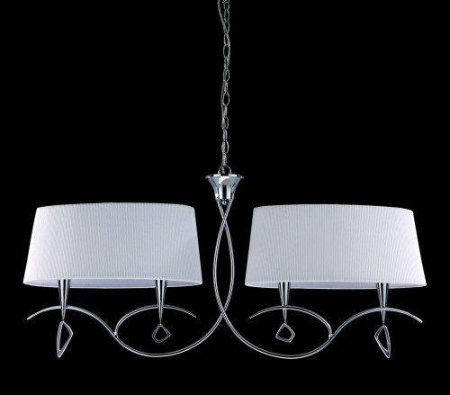 подвесная люстра mantra mara chrome - white 1642 в Саранске