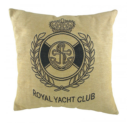 подушка с гербом королевского royal yacht club в Саранске