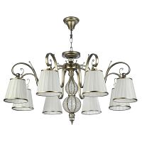 подвесная люстра maytoni brezza arm002-08-ng белая в Саранске