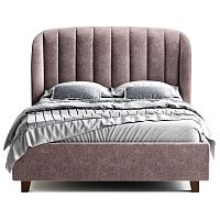 кровать двуспальная 160х200 фиолетовая tulip в Саранске