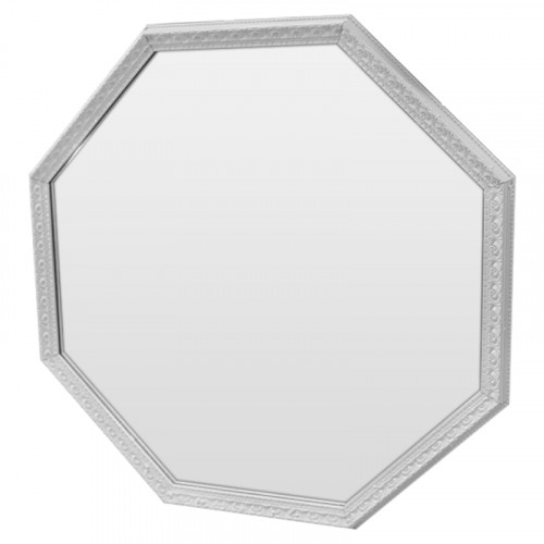 зеркало белое восьмиугольное white delight в Саранске