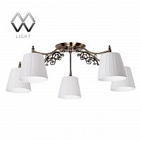 потолочная люстра mw-light моника 372011105 белая в Саранске